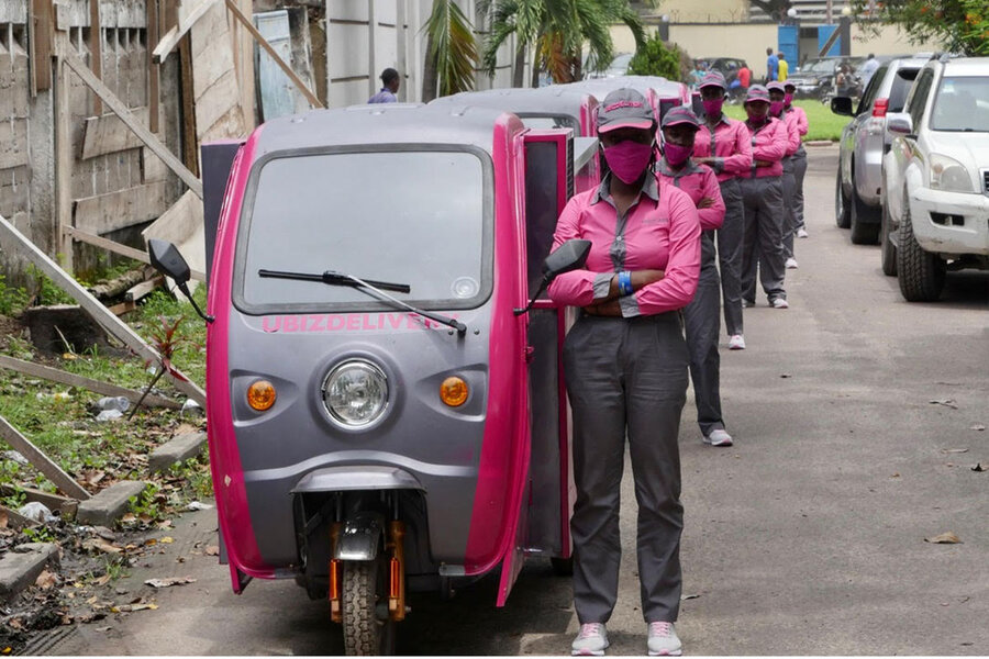 In Africa, ridehailing apps try rides by women, for women for safety